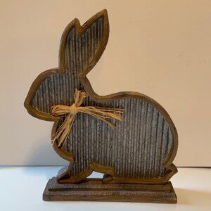 Rustic bunny decor. Brand new.